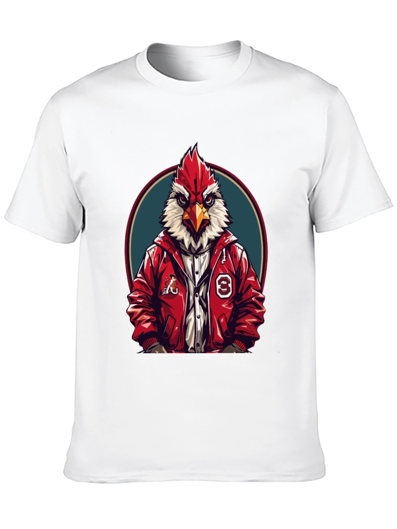 Cardinal Graphic T-Shirt - Sporty Bird Design