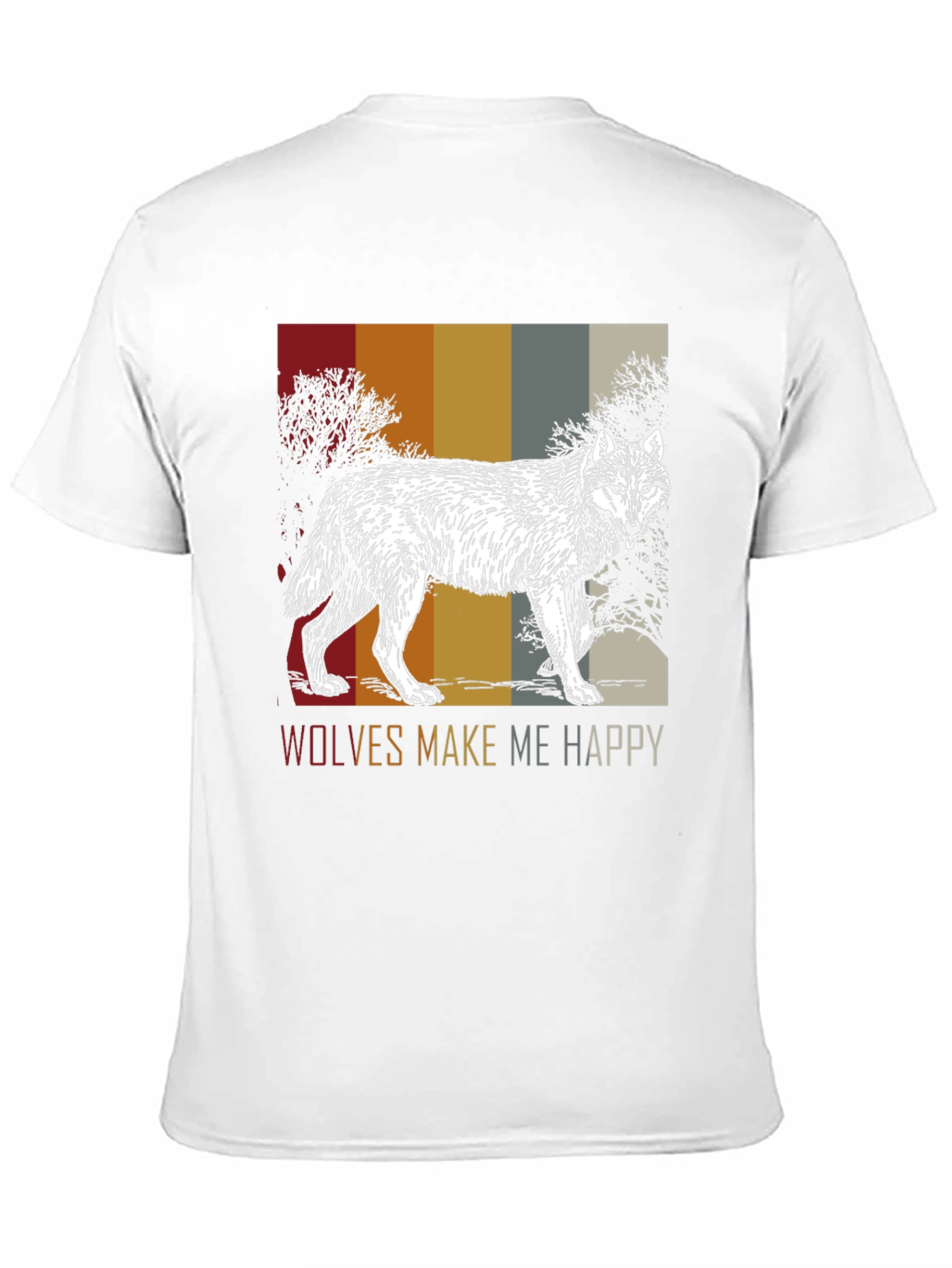 Wolves Make Me Happy Graphic Tee