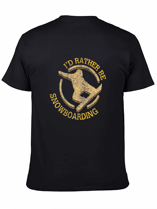 Id Rather Be Snowboarding T-Shirt