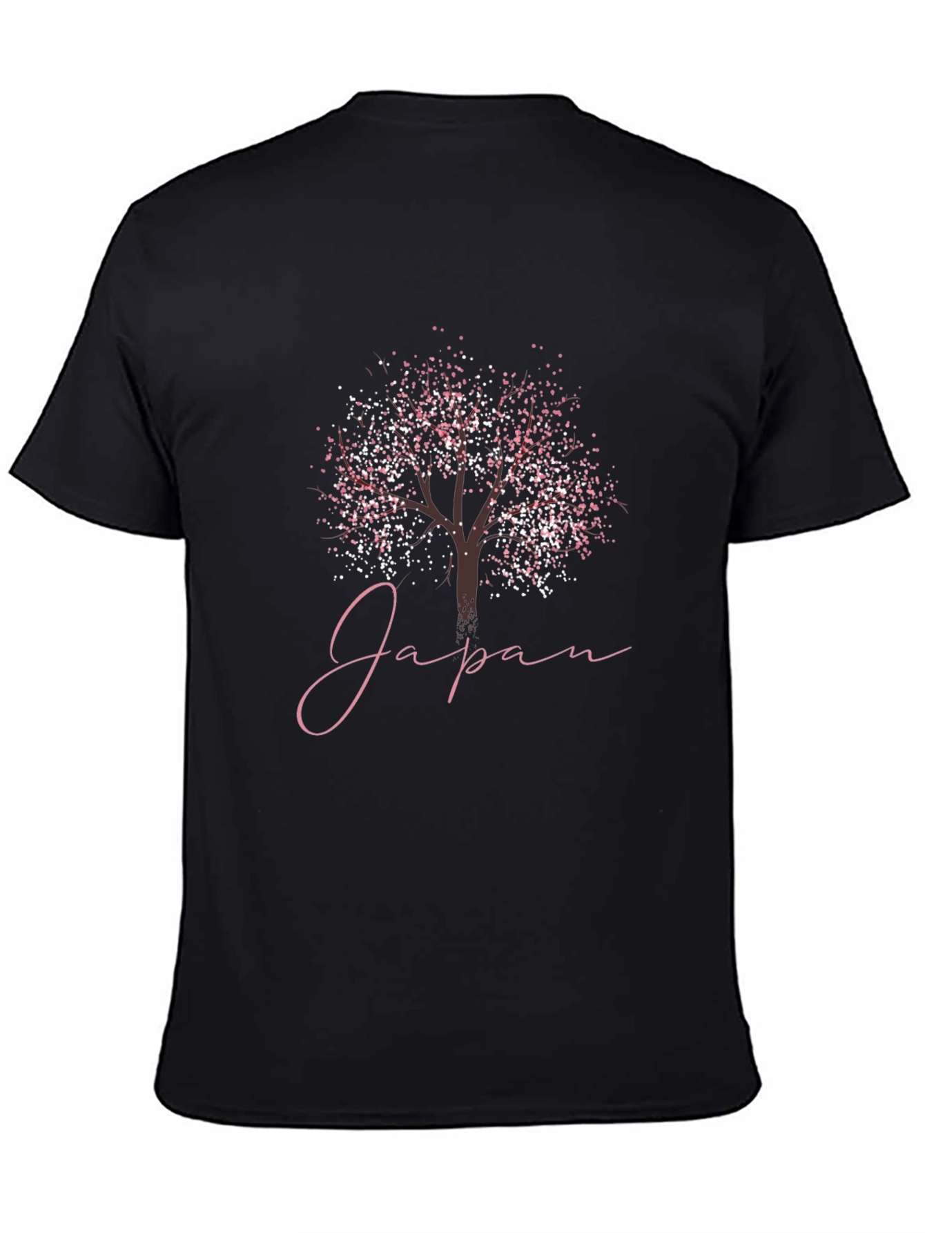 Japan Blossom Tree Graphic Tee - Stylish Mens T-Shirt