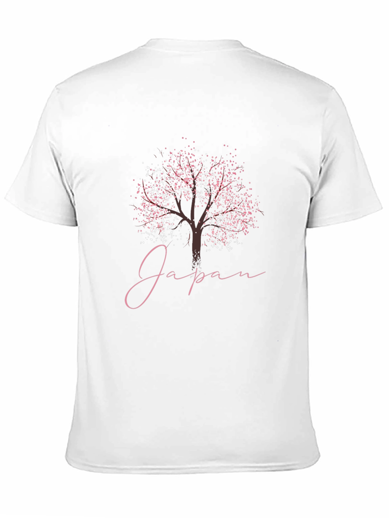 Japan Blossom Tree Graphic Tee - Stylish Mens T-Shirt