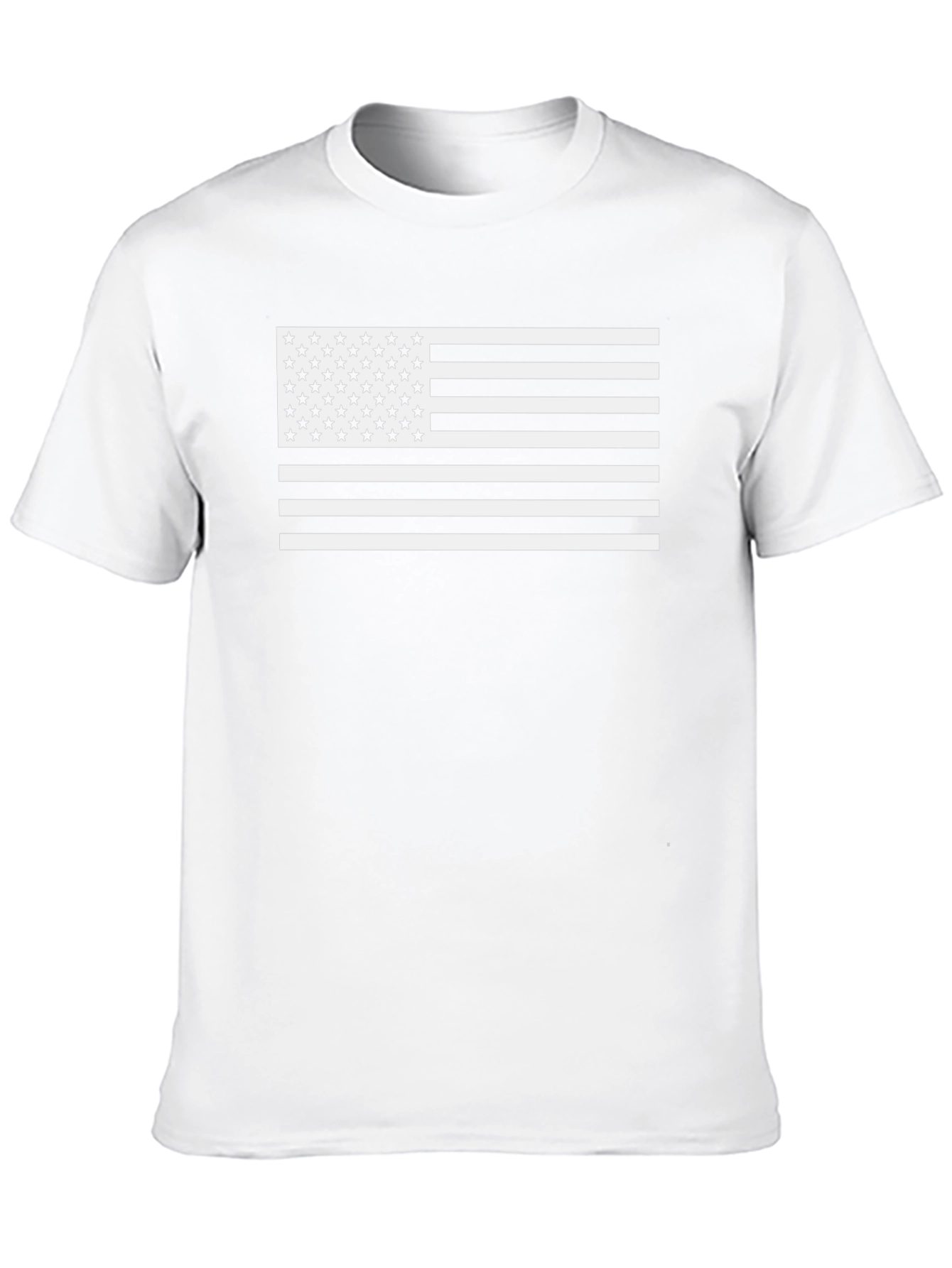 American Flag Graphic Black T-Shirt