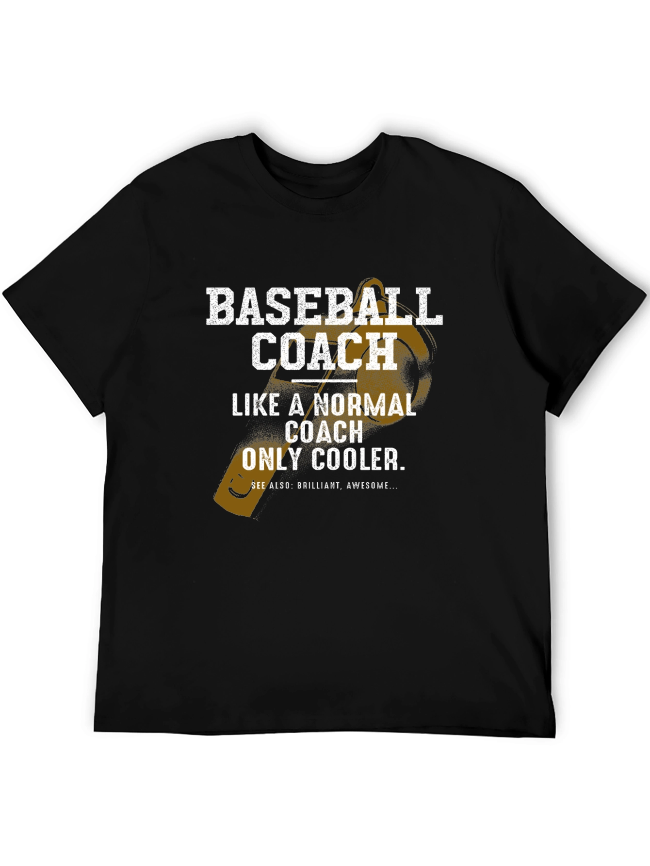 Baseball Coach Funny Graphic T-Shirt