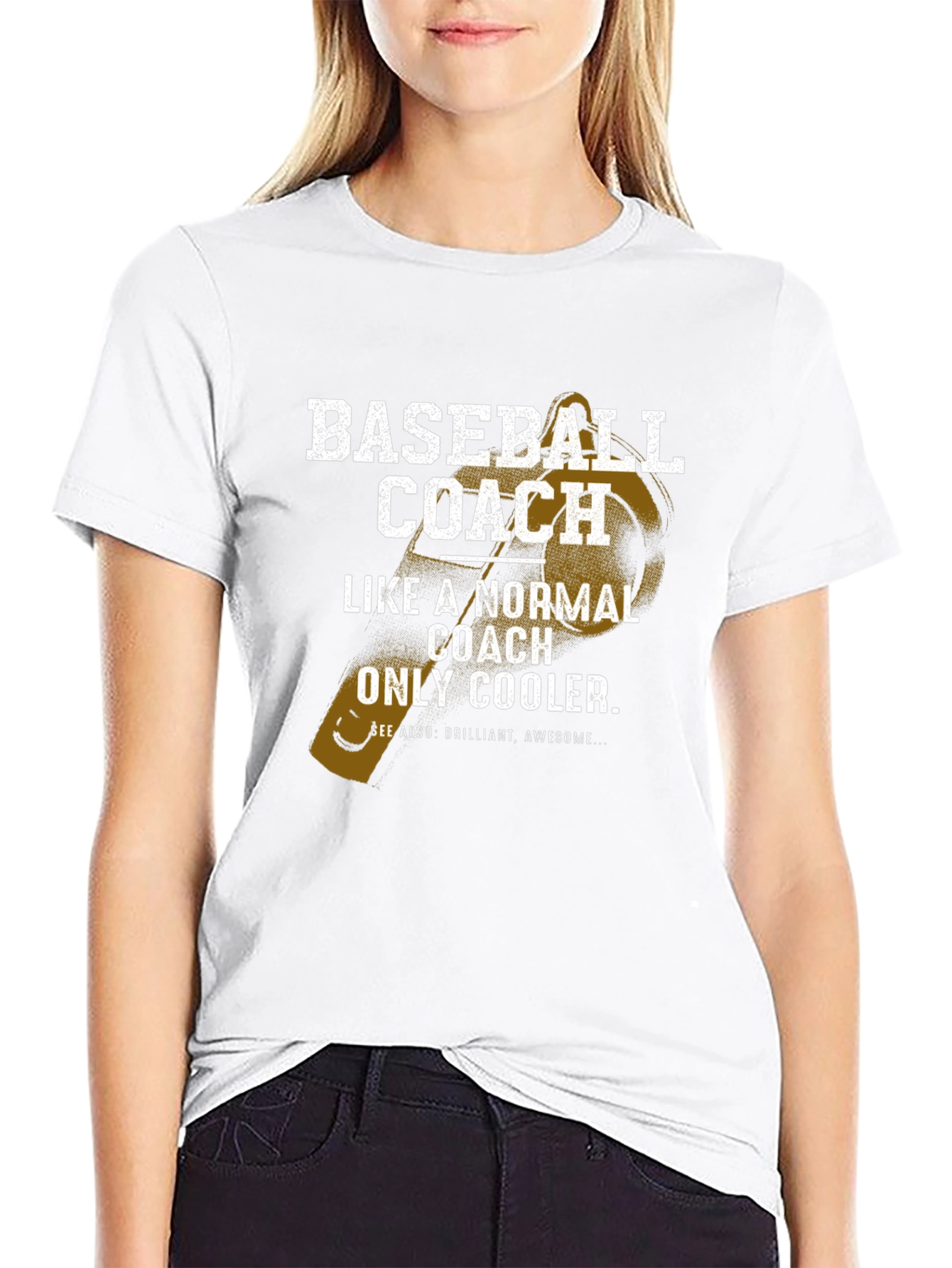 Baseball Coach Funny Graphic T-Shirt