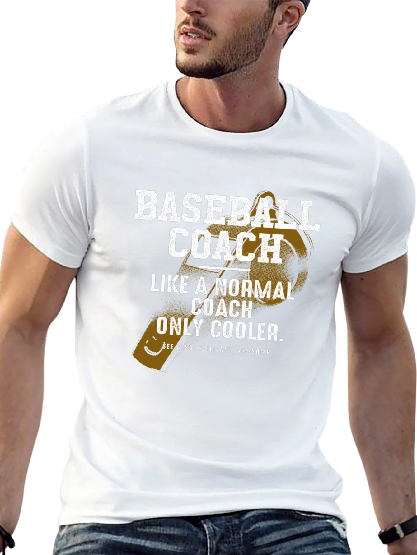Baseball Coach Funny Graphic T-Shirt