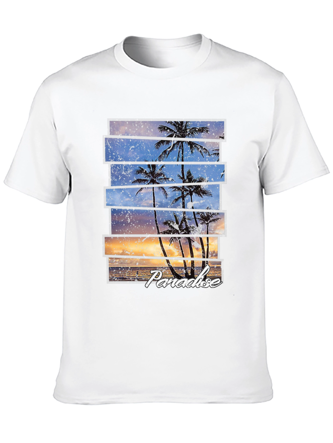 Paradise Palm Tree Graphic T-Shirt