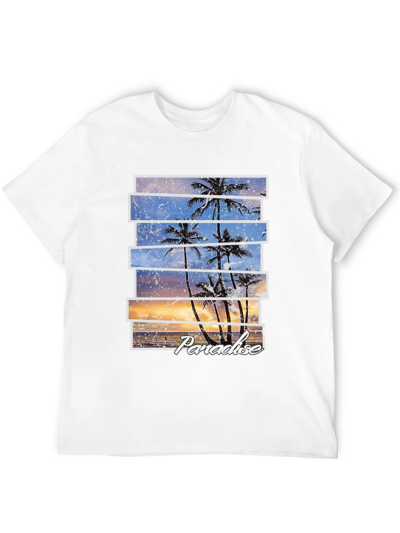 Paradise Palm Tree Graphic T-Shirt