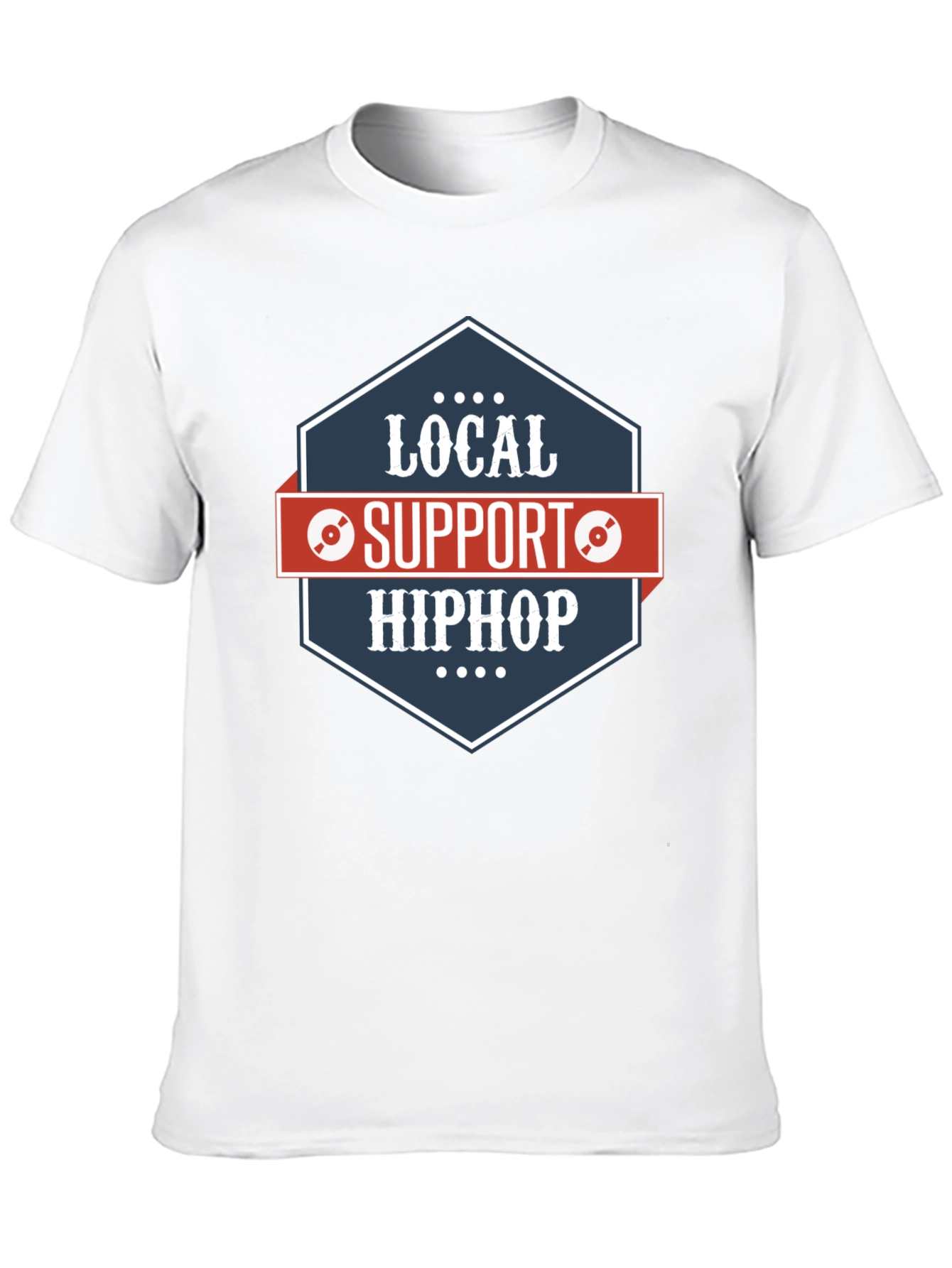 Local Support Hip Hop Graphic T-Shirt