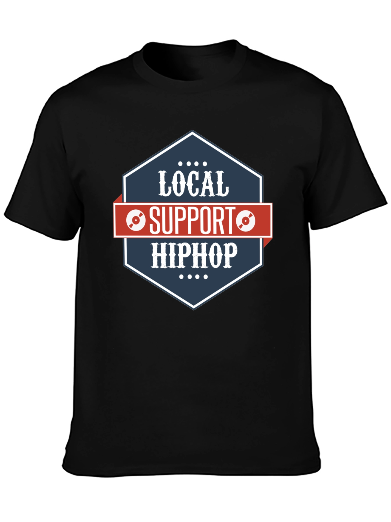 Local Support Hip Hop Graphic T-Shirt