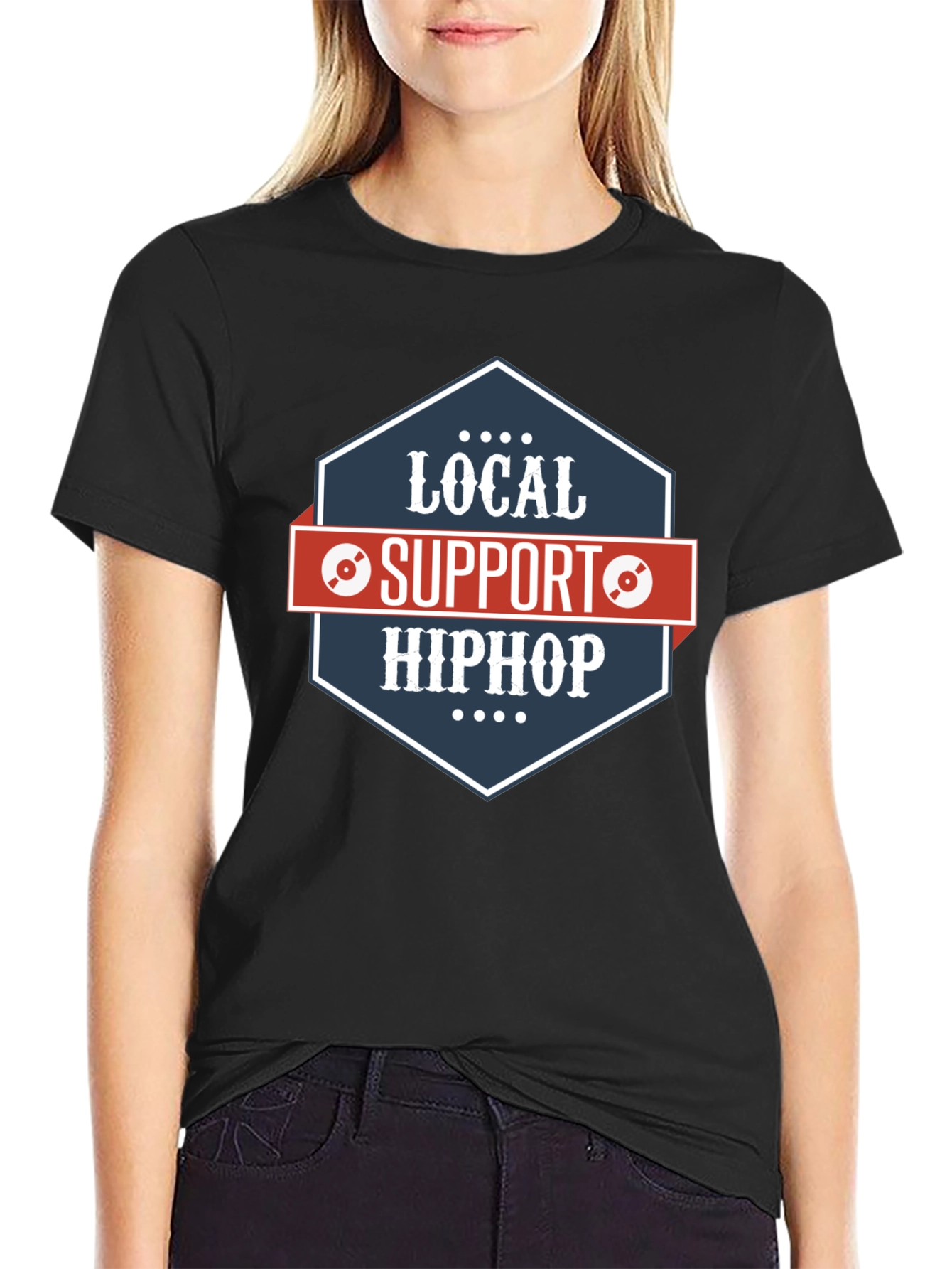 Local Support Hip Hop Graphic T-Shirt