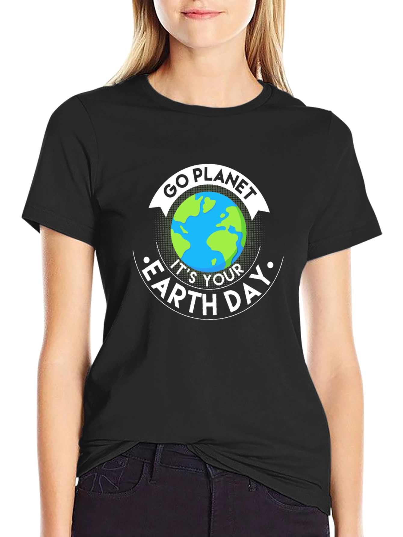 Go Planet Earth Day T-Shirt - Eco Friendly Design
