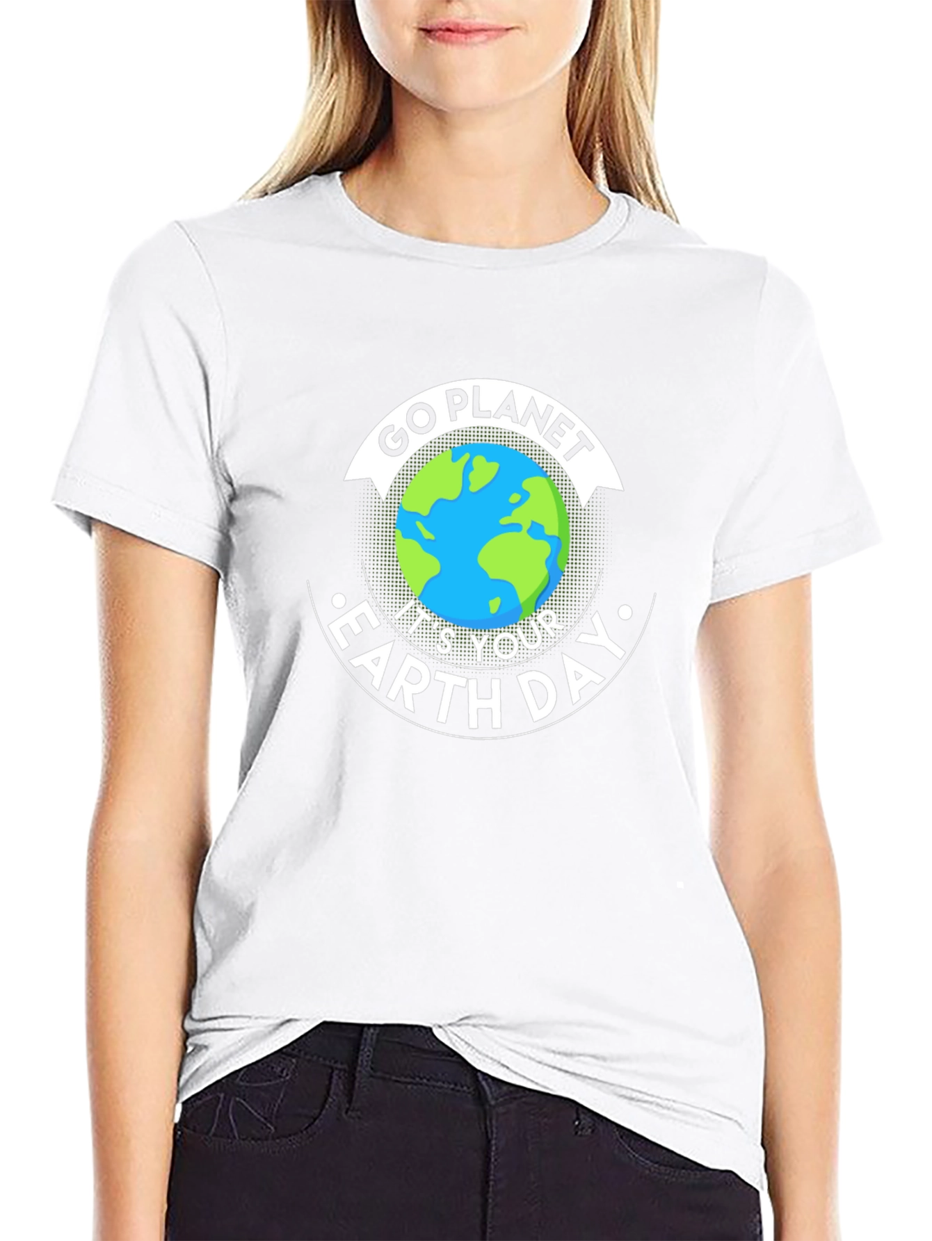 Go Planet Earth Day T-Shirt - Eco Friendly Design