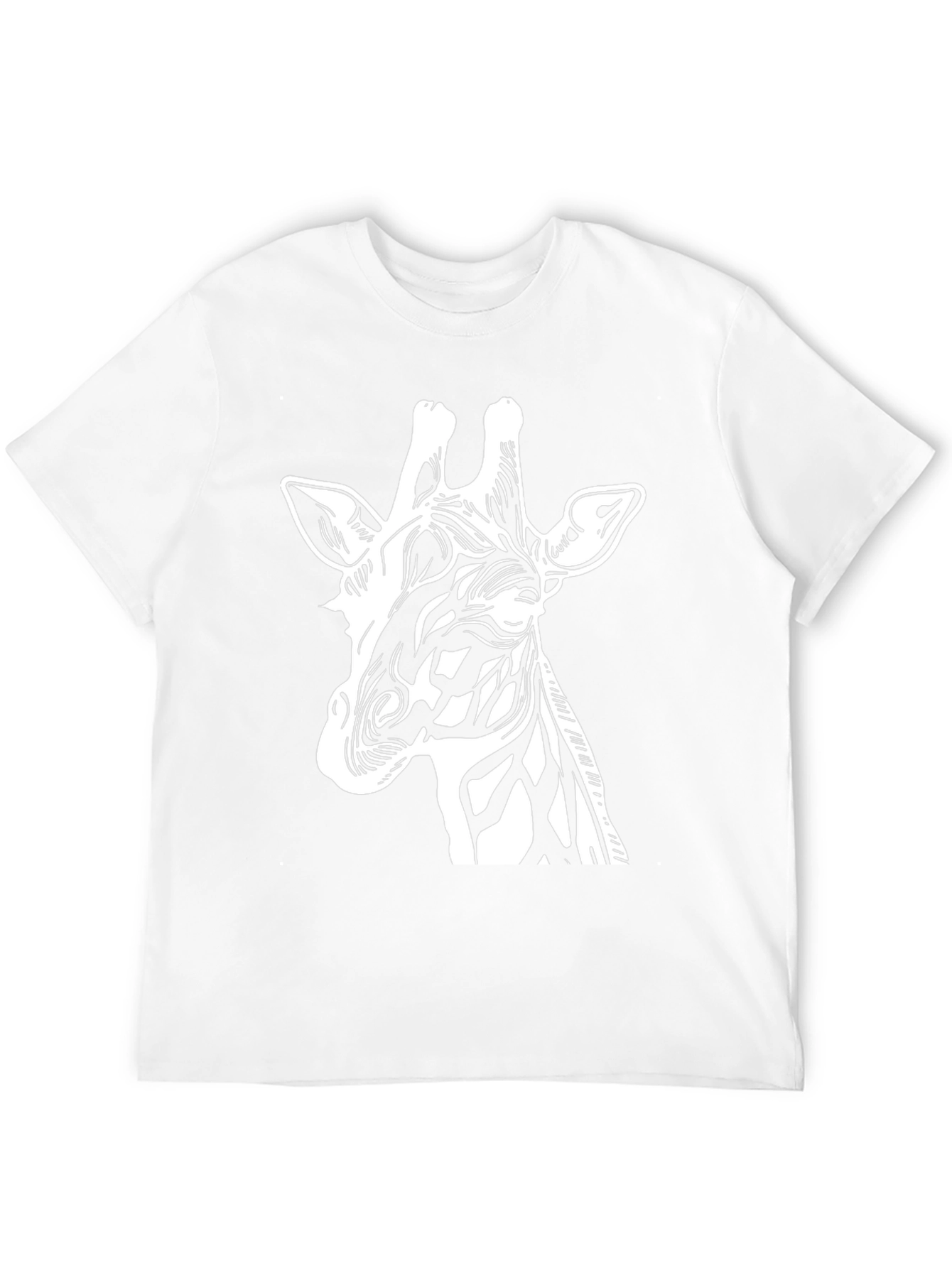 Cool Giraffe Graphic Black T-Shirt