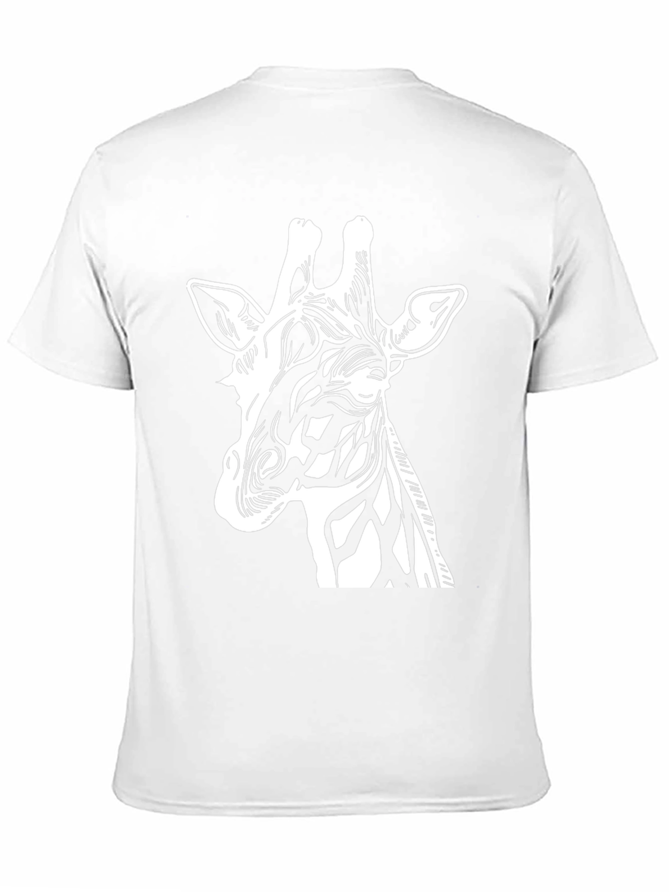Cool Giraffe Graphic Black T-Shirt