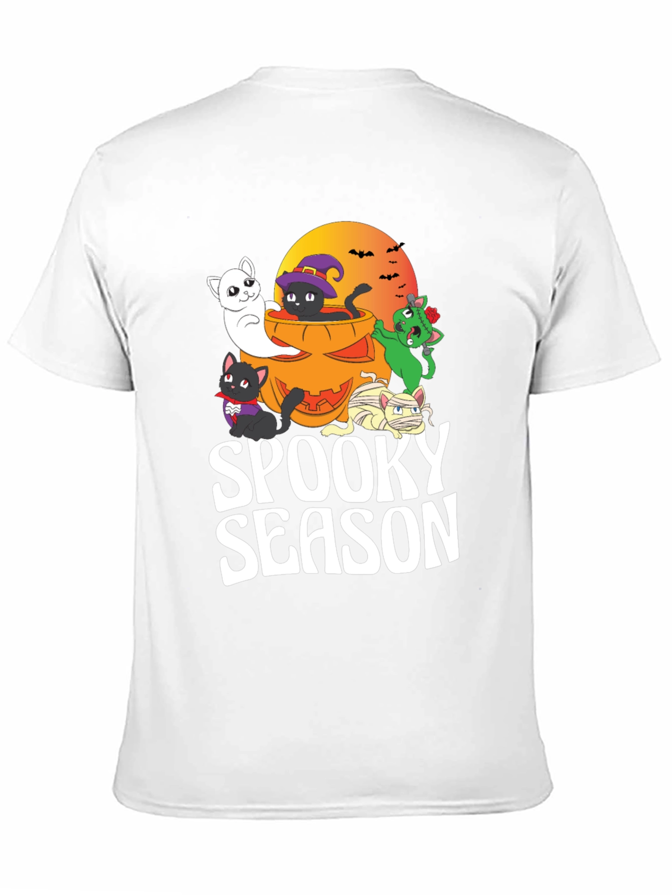 Spooky Season Halloween Cats T-Shirt