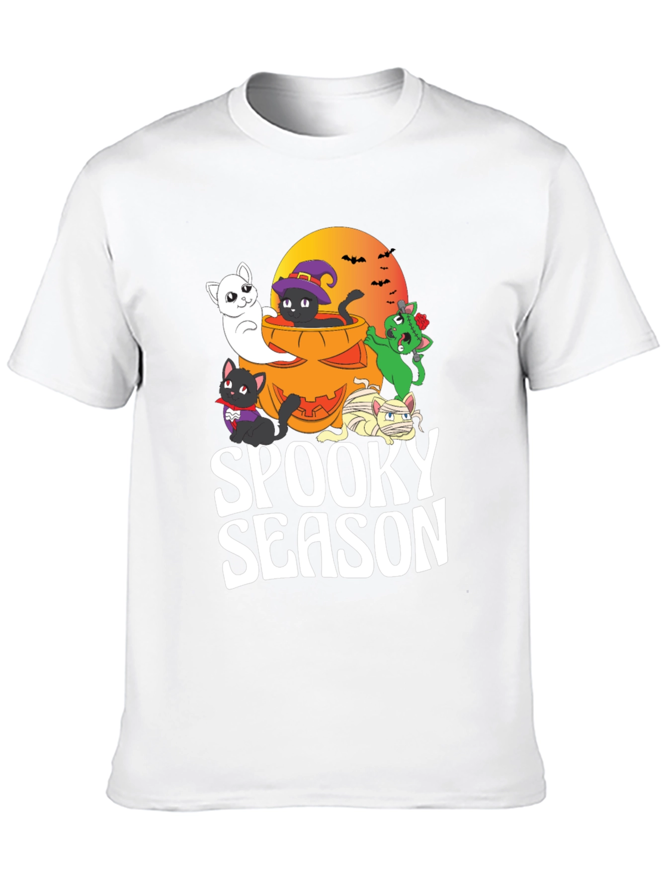 Spooky Season Halloween Cats T-Shirt