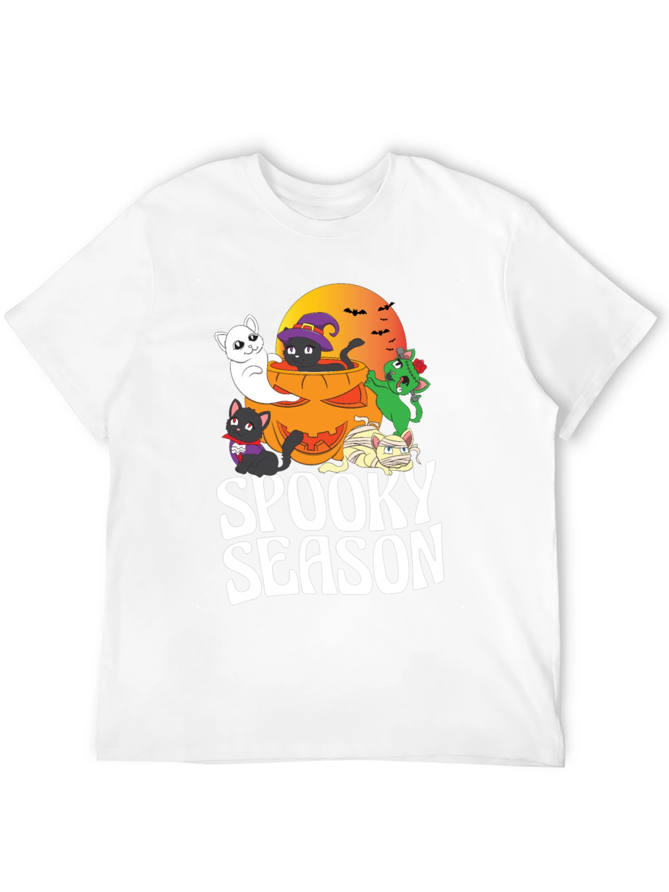 Spooky Season Halloween Cats T-Shirt