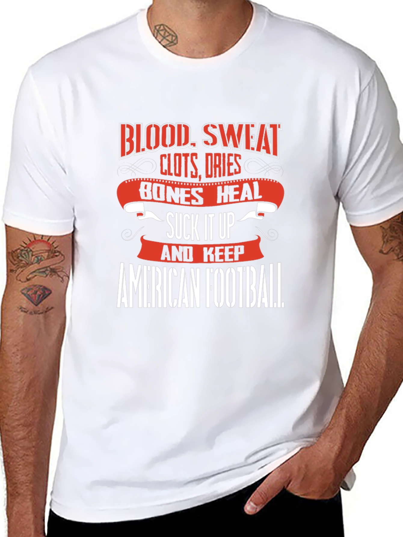 American Football Slogan T-Shirt