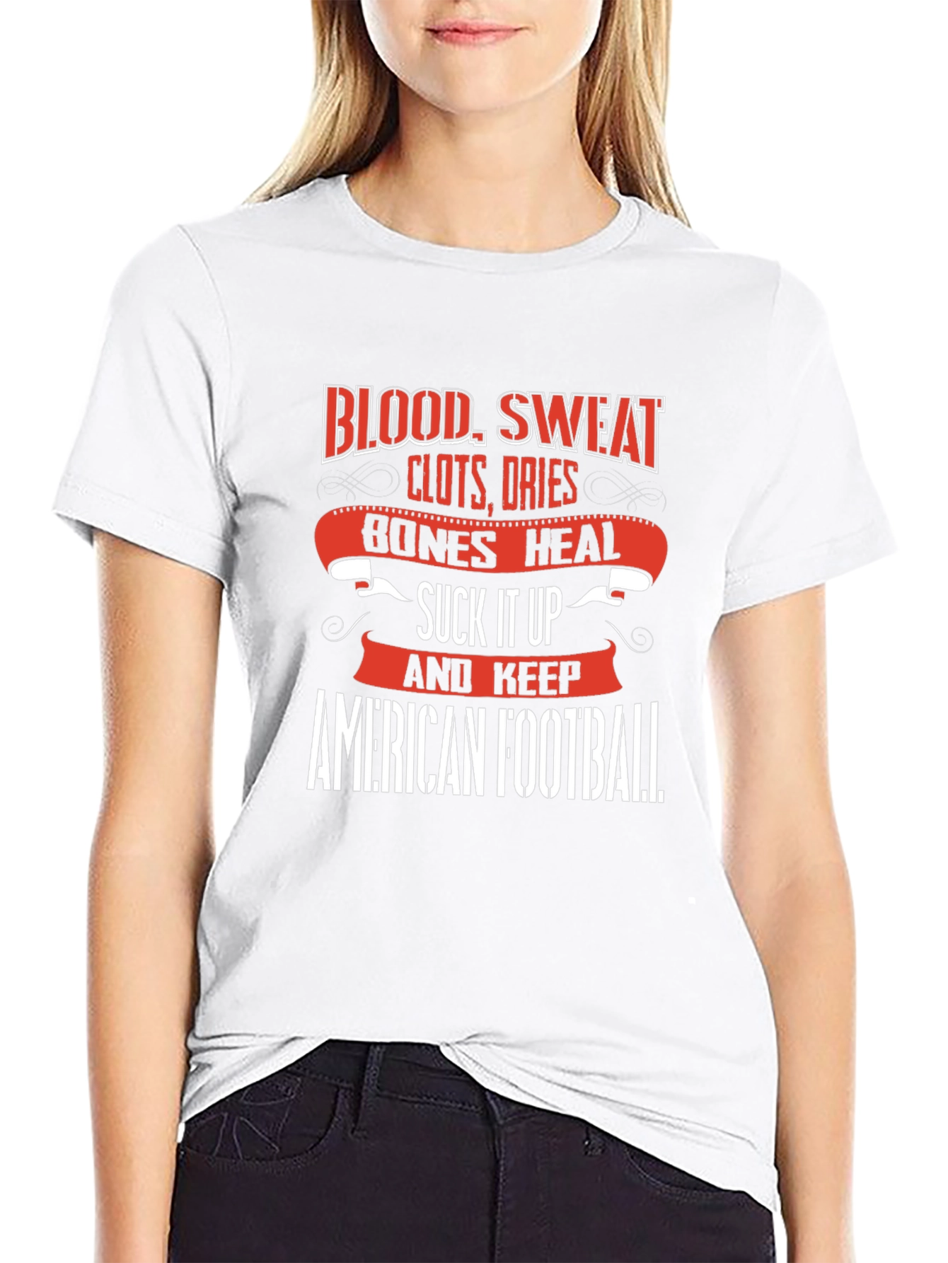 American Football Slogan T-Shirt