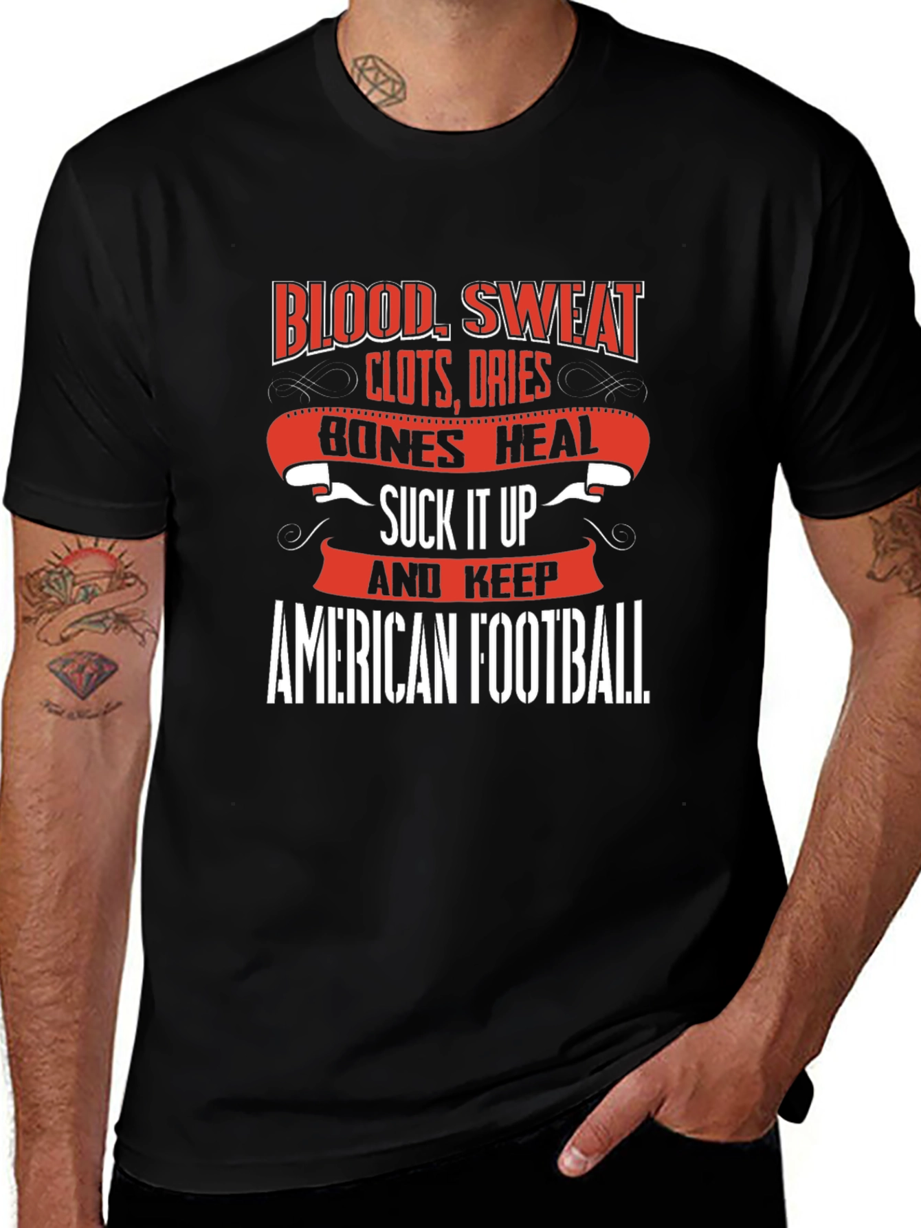 American Football Slogan T-Shirt