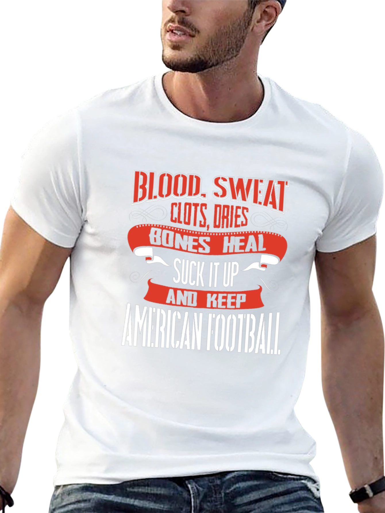 American Football Slogan T-Shirt