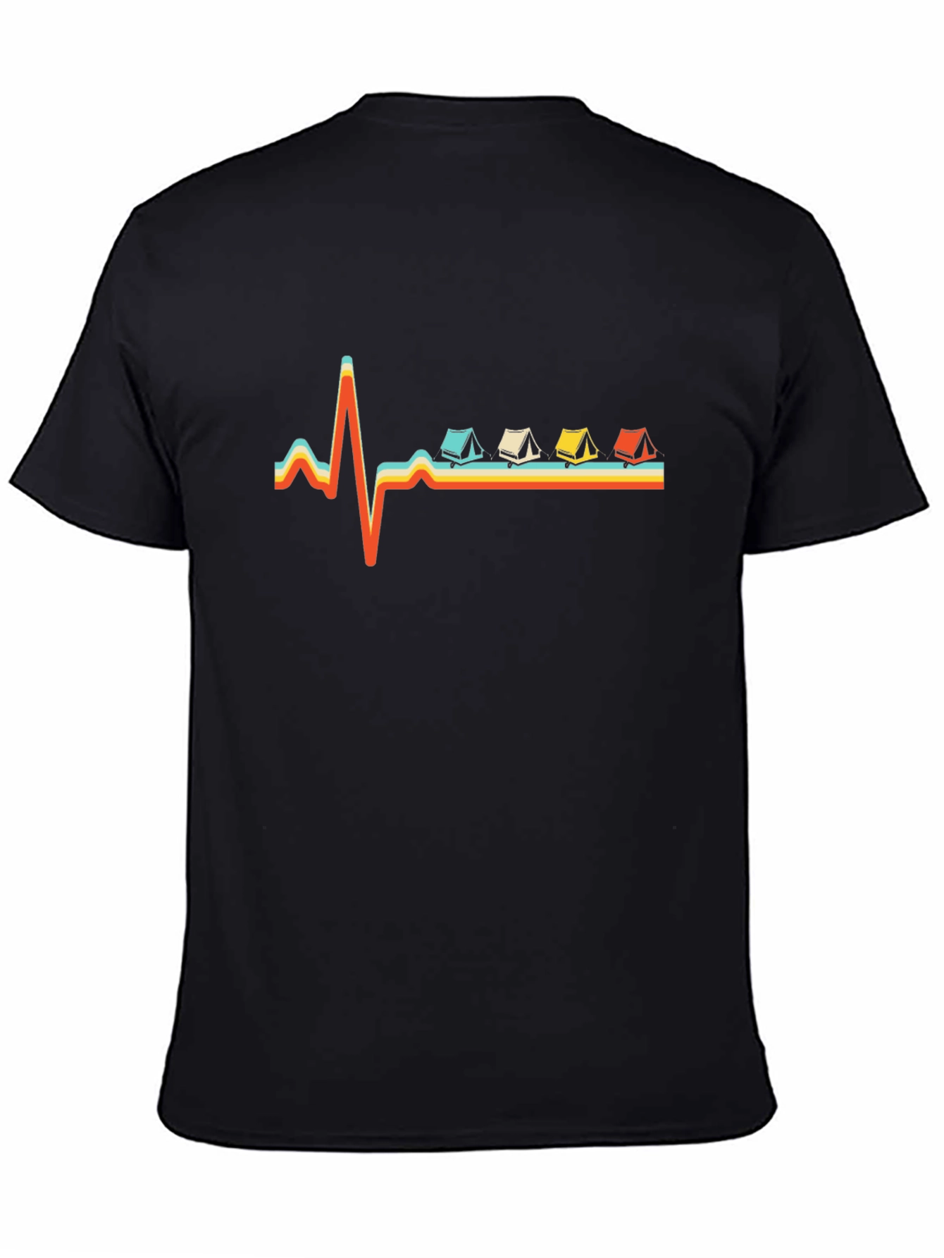 Camping Heartbeat T-Shirt - Adventure Seeker Tee