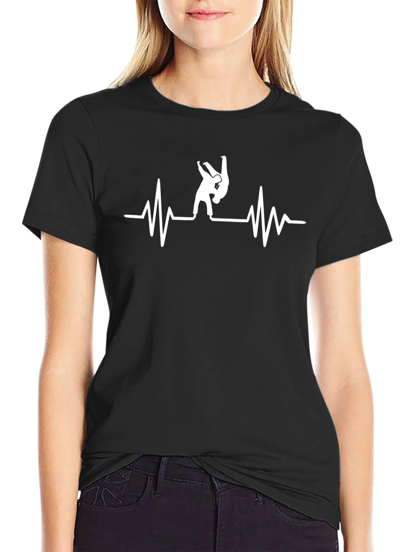 Judo Heartbeat T-Shirt - Martial Arts Graphic Tee