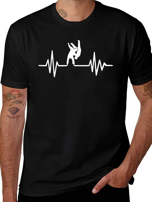Judo Heartbeat T-Shirt - Martial Arts Graphic Tee