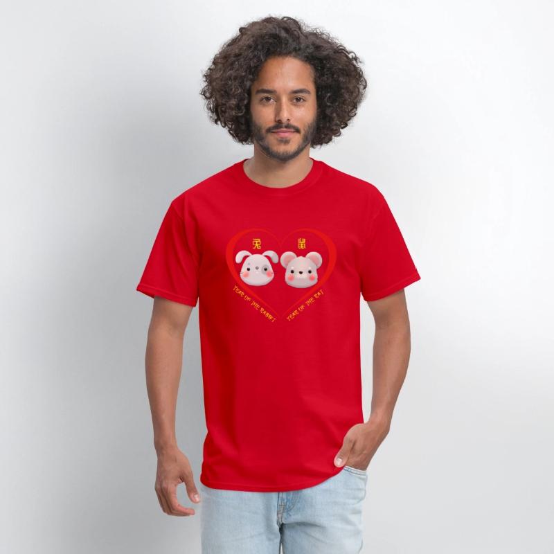 Year Of The Rabbit & Year Of The Rat Couples Cute