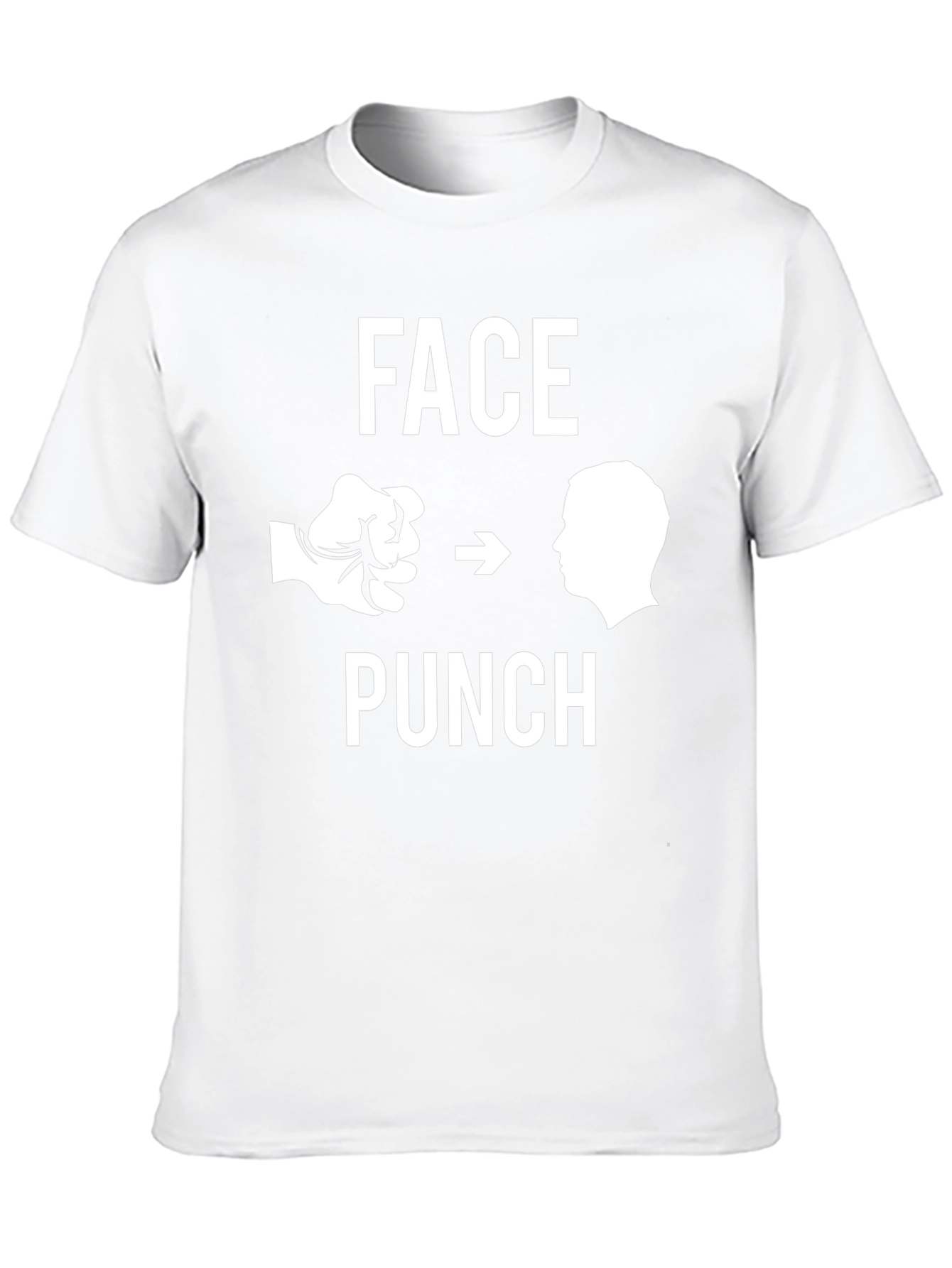 Face Punch Graphic T-Shirt - Black Humor Tee