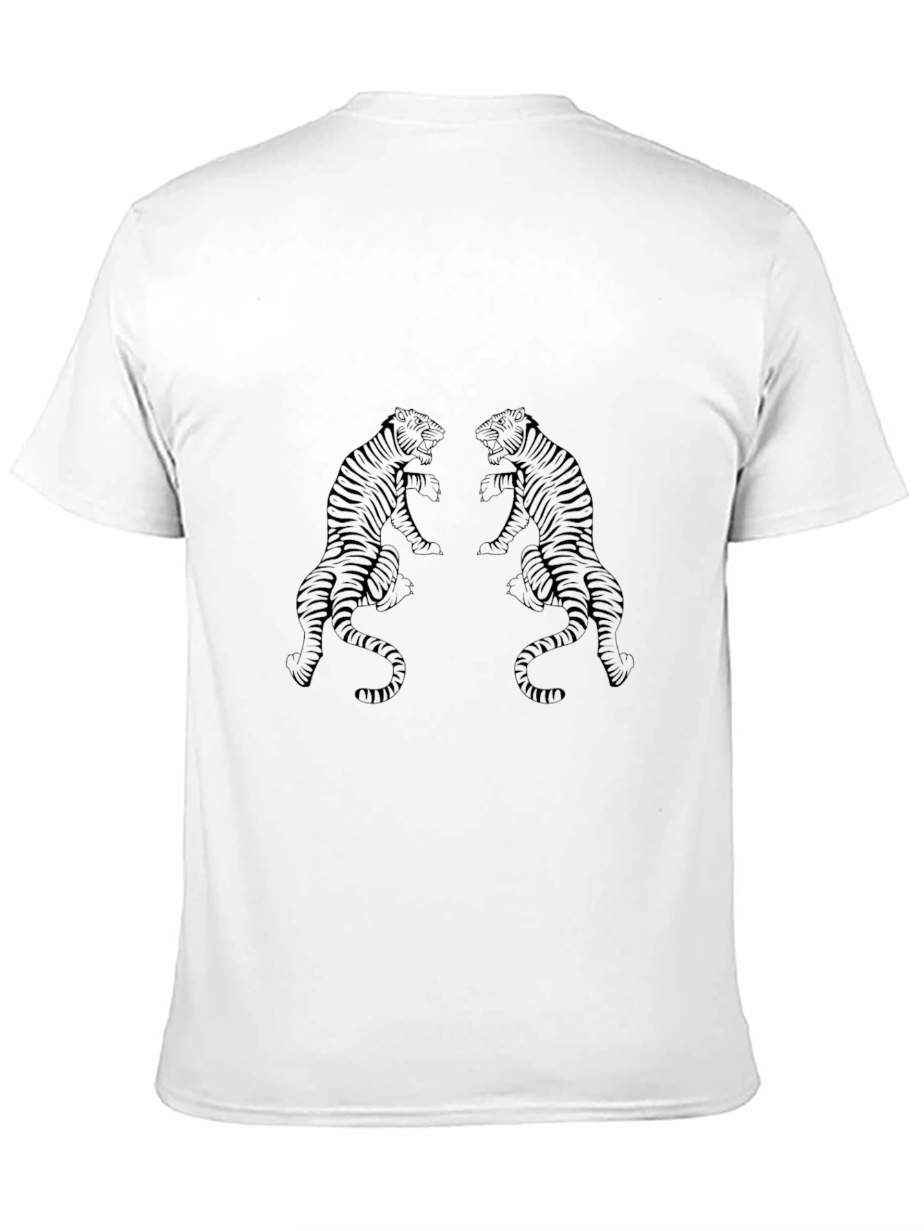 Tiger Graphic Black T-Shirt - Mens Fashion