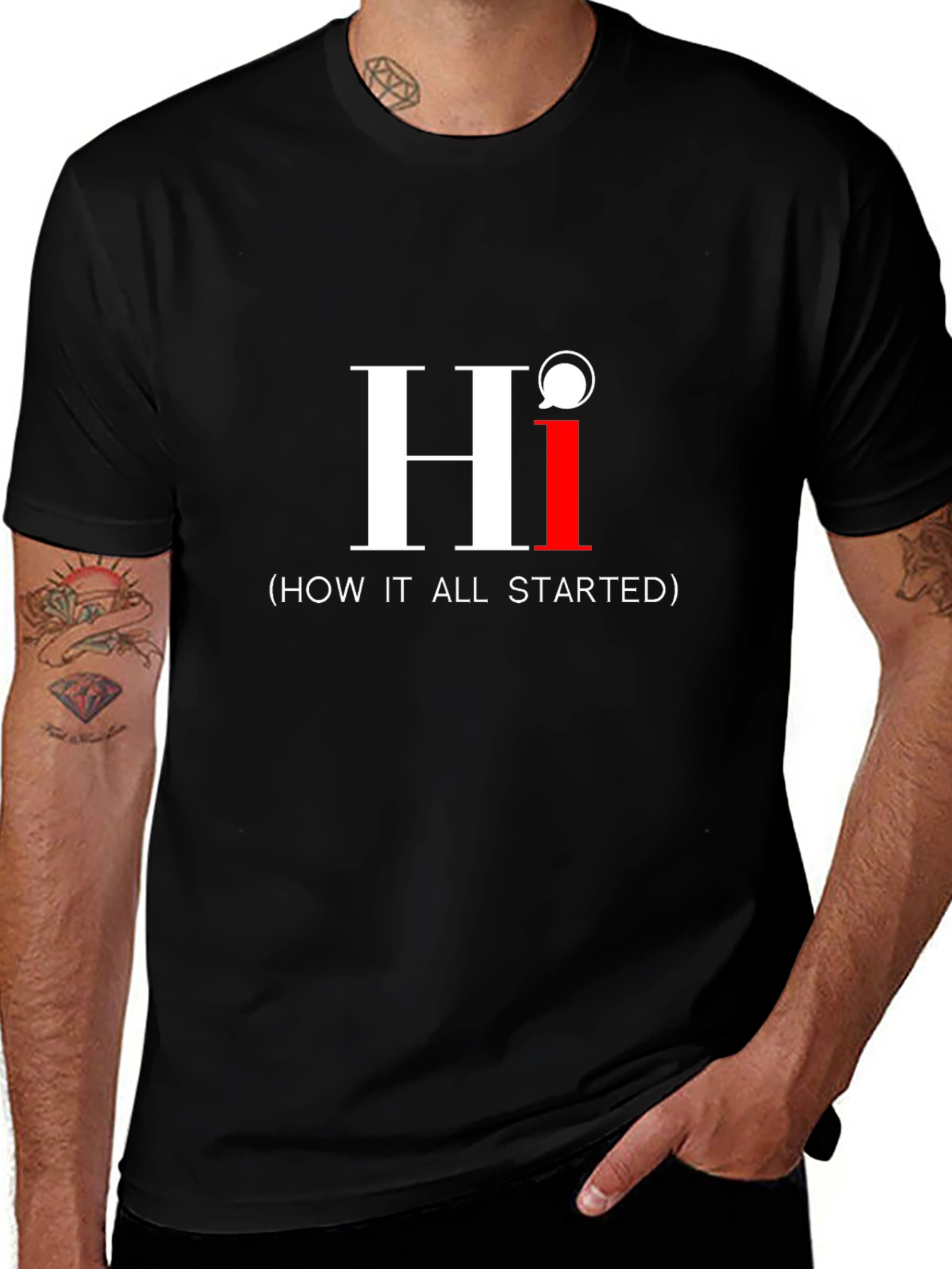 Hi (How It All Started) Graphic T-Shirt