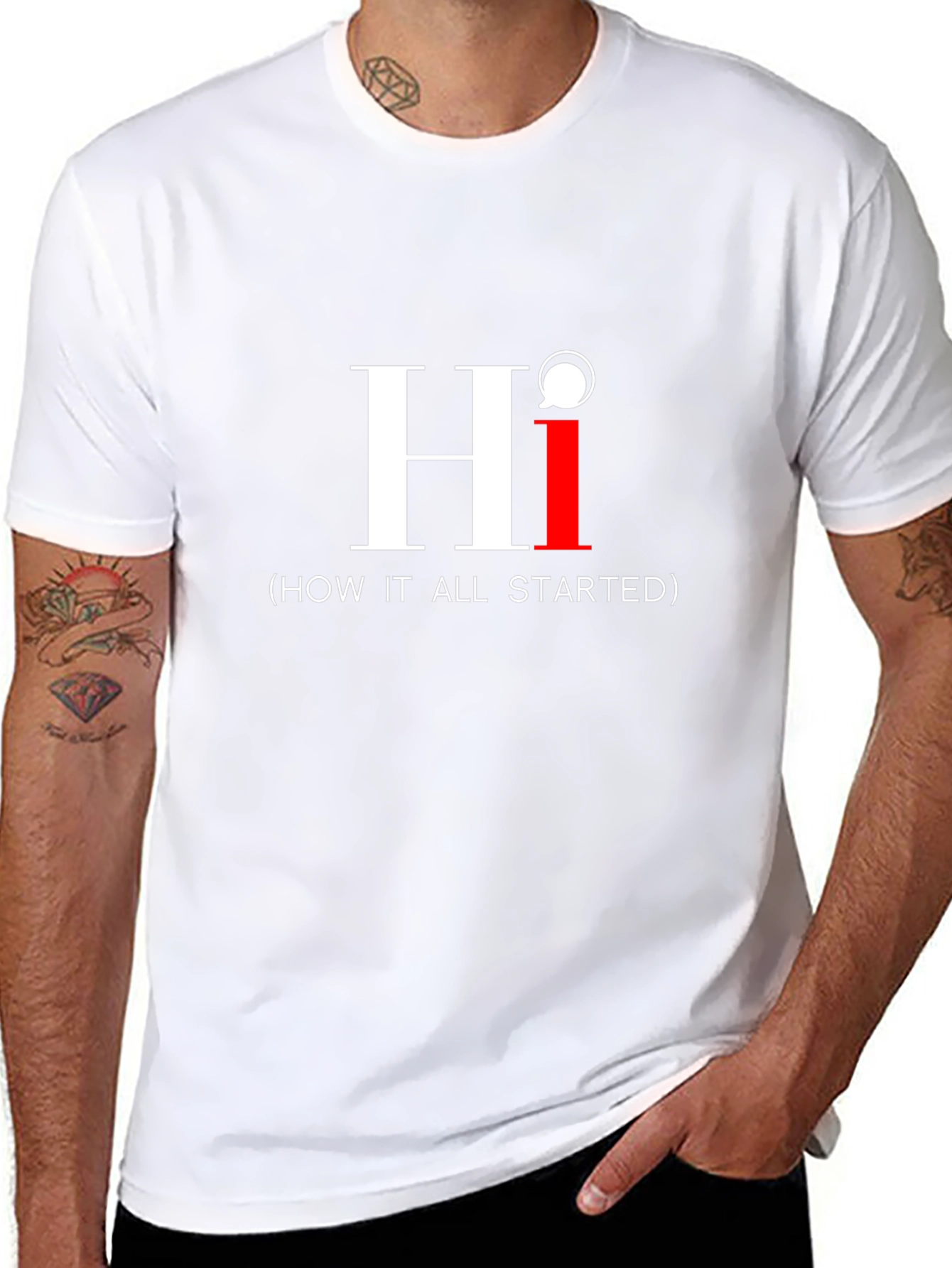 Hi (How It All Started) Graphic T-Shirt