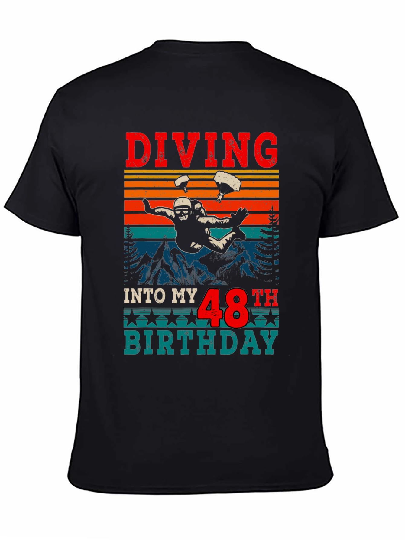 Diving Into My 48th Birthday T-Shirt