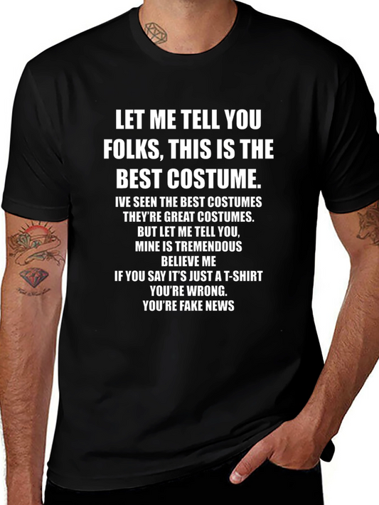 Best Costume T-Shirt - Funny Halloween Tee