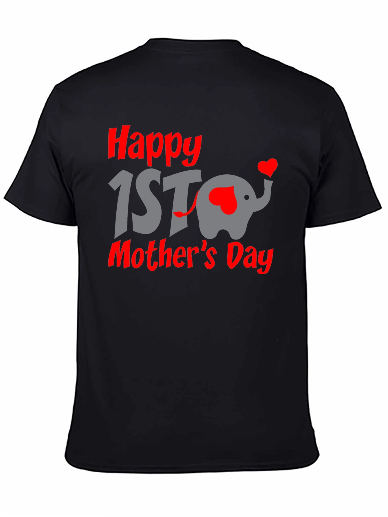 Happy 1st Mothers Day Elephant T-Shirt