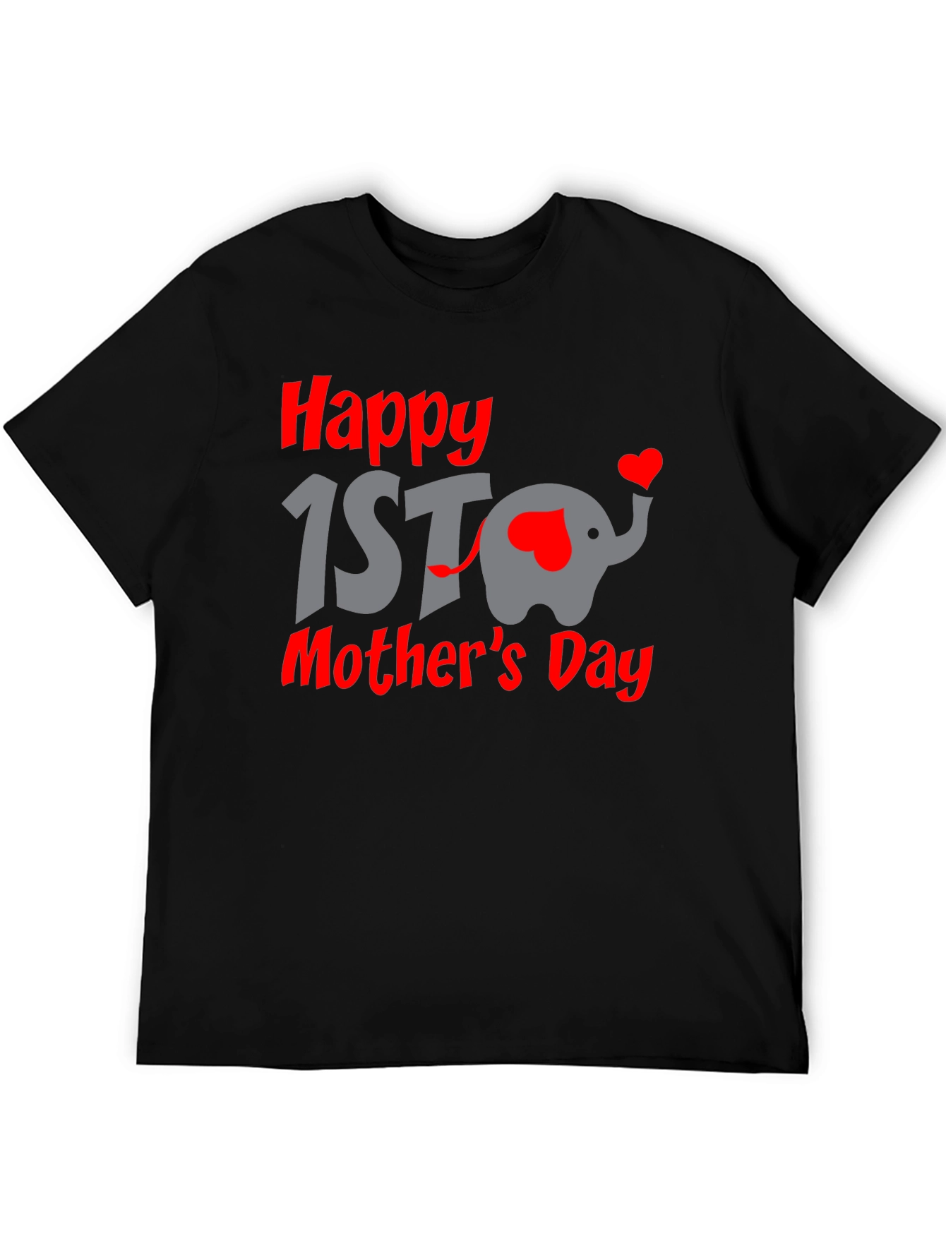 Happy 1st Mothers Day Elephant T-Shirt