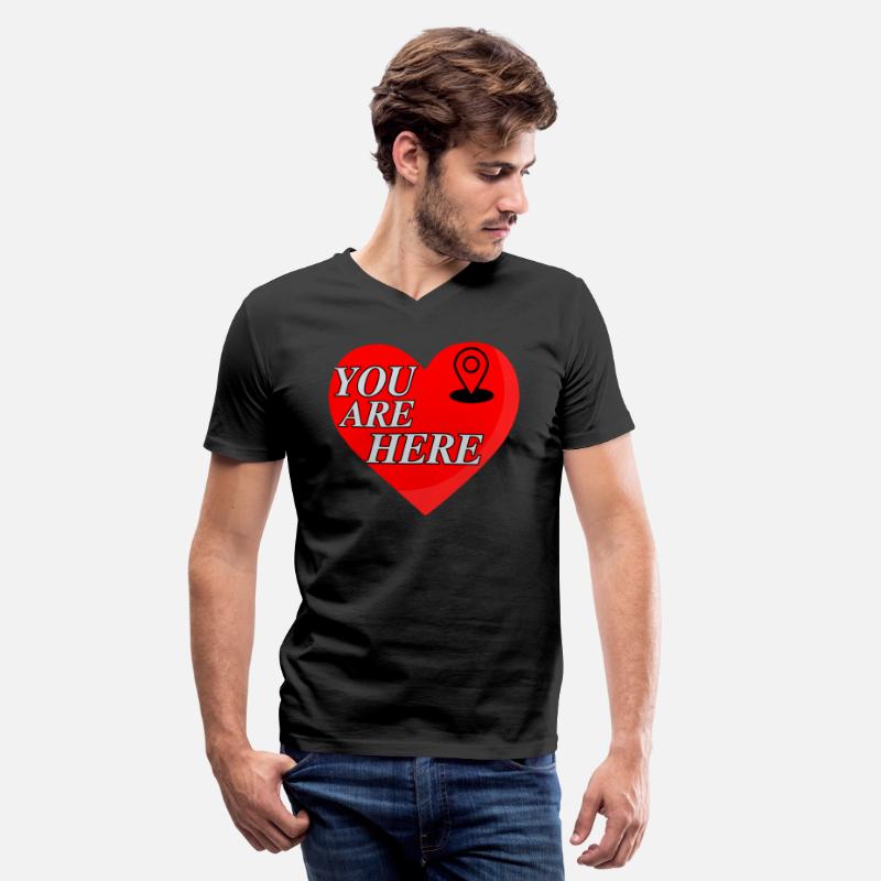 You Are Here Location in Heart Cute Love Relations