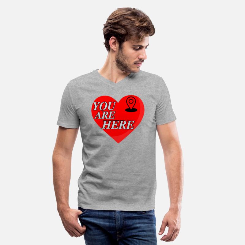You Are Here Location in Heart Cute Love Relations