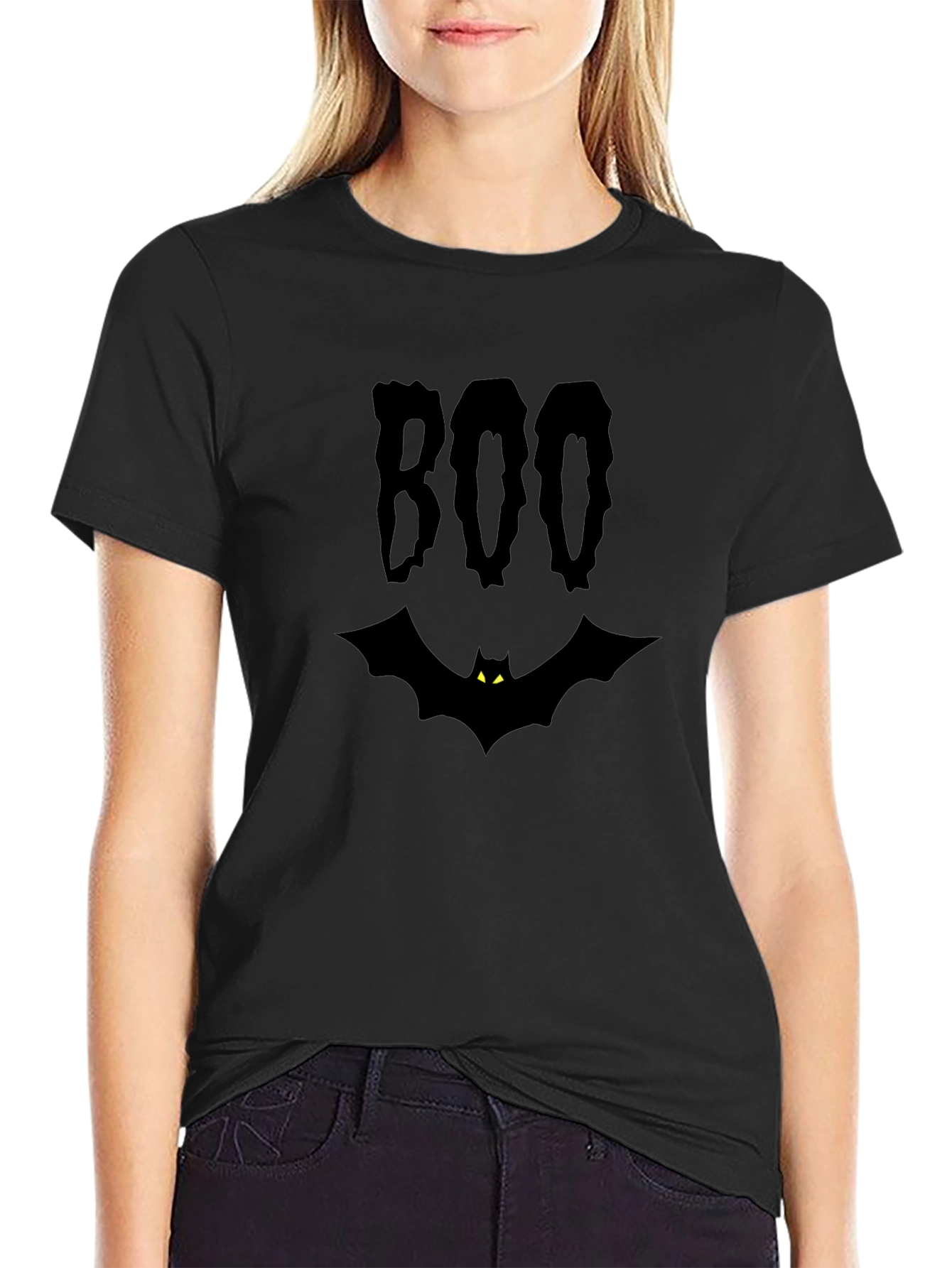 Spooky Boo Bat Halloween T-Shirt