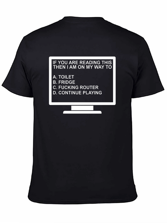Funny Gamer T-Shirt: Router Issues