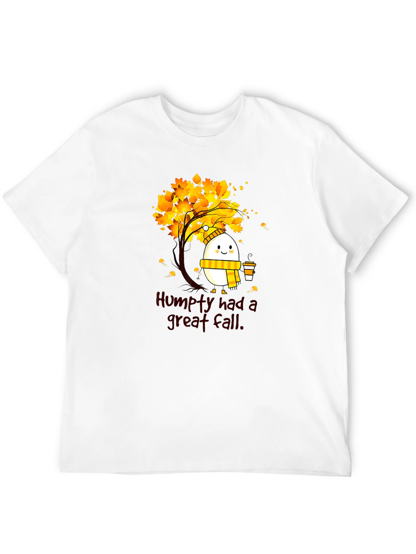 Humpty Great Fall Tee - Autumnal Humor Shirt