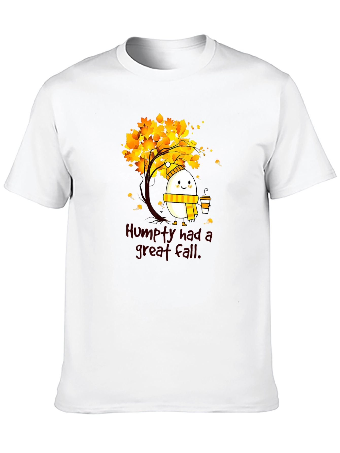 Humpty Great Fall Tee - Autumnal Humor Shirt