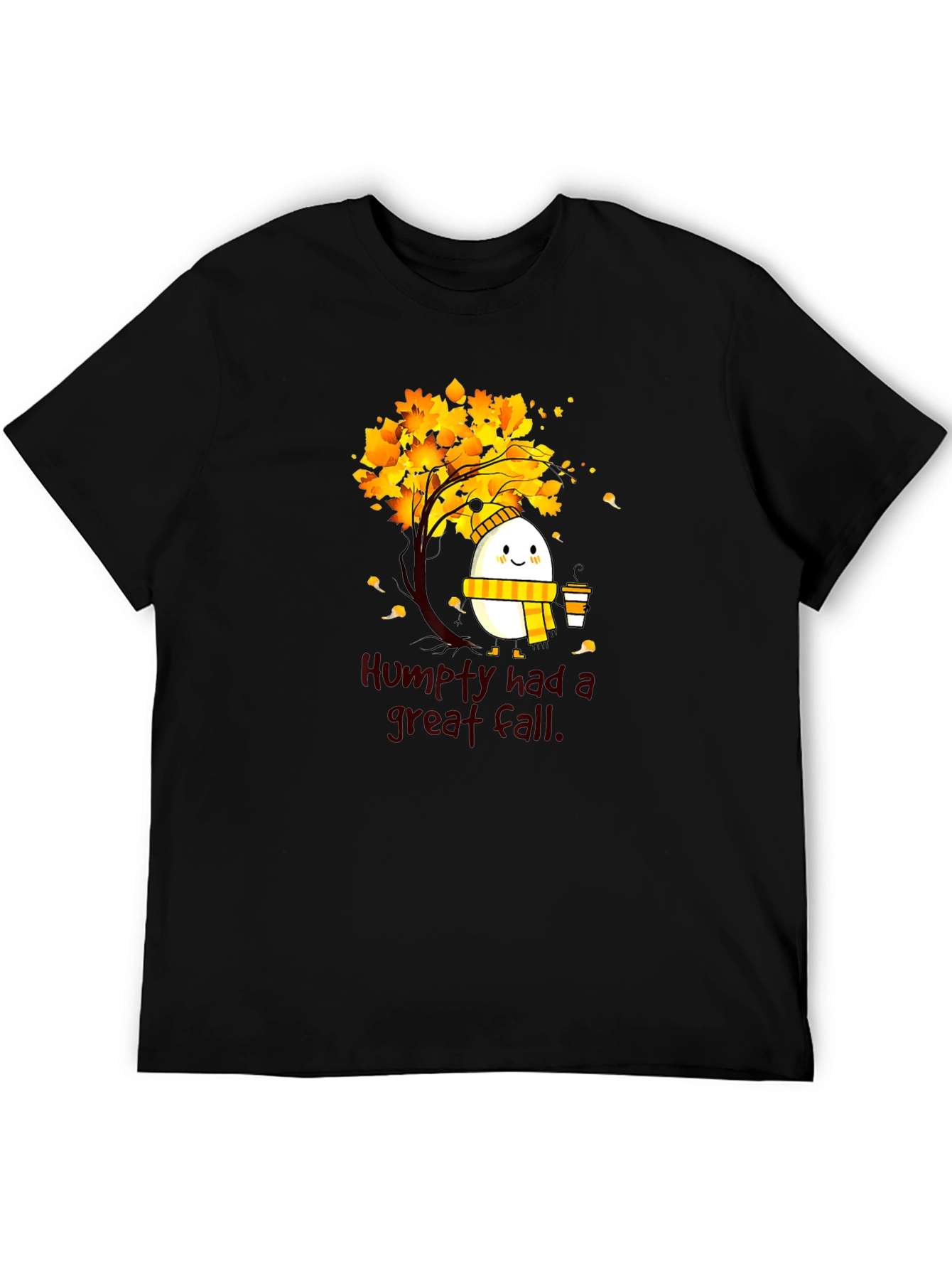 Humpty Great Fall Tee - Autumnal Humor Shirt