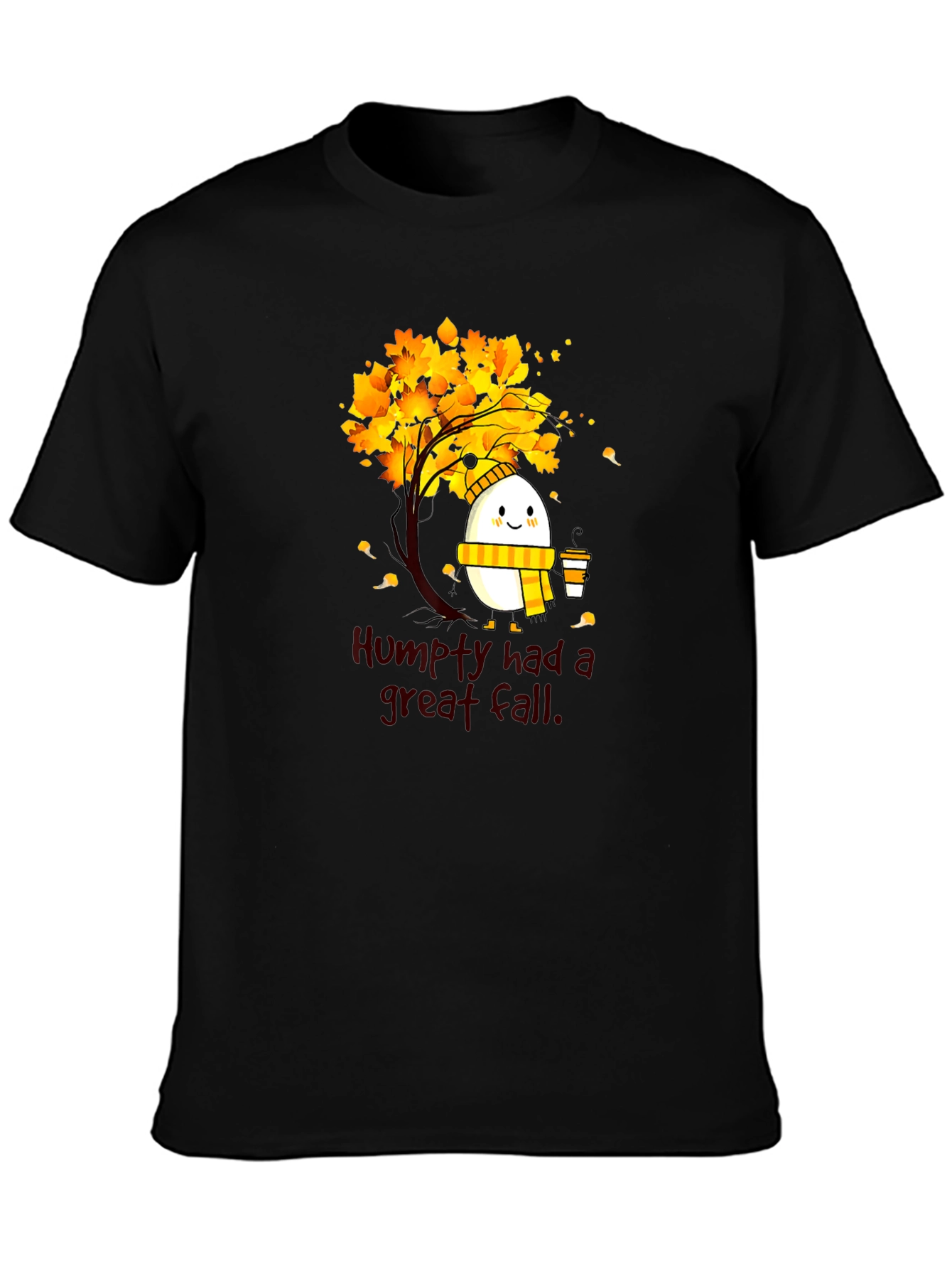 Humpty Great Fall Tee - Autumnal Humor Shirt