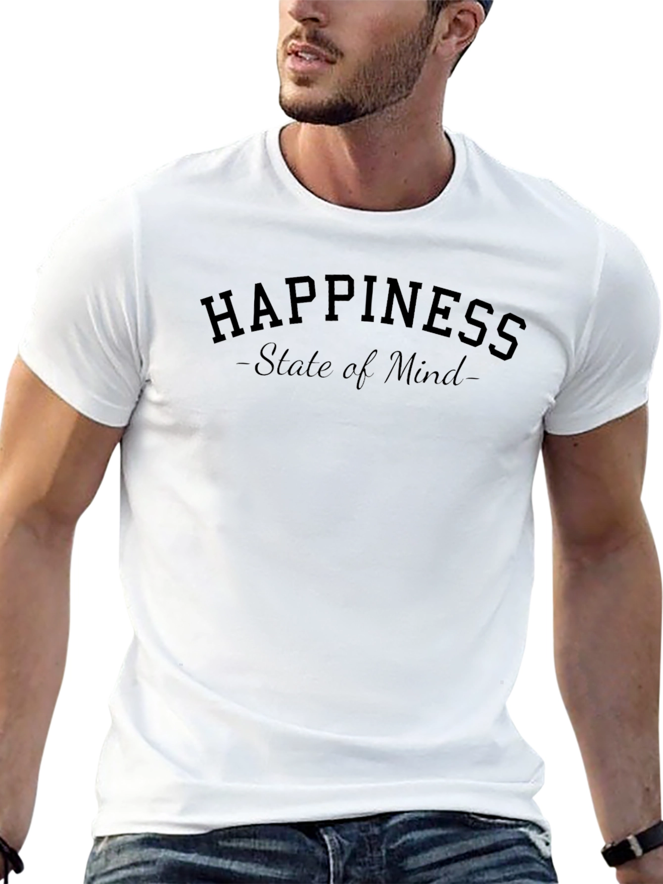 Happiness State of Mind Graphic Tee