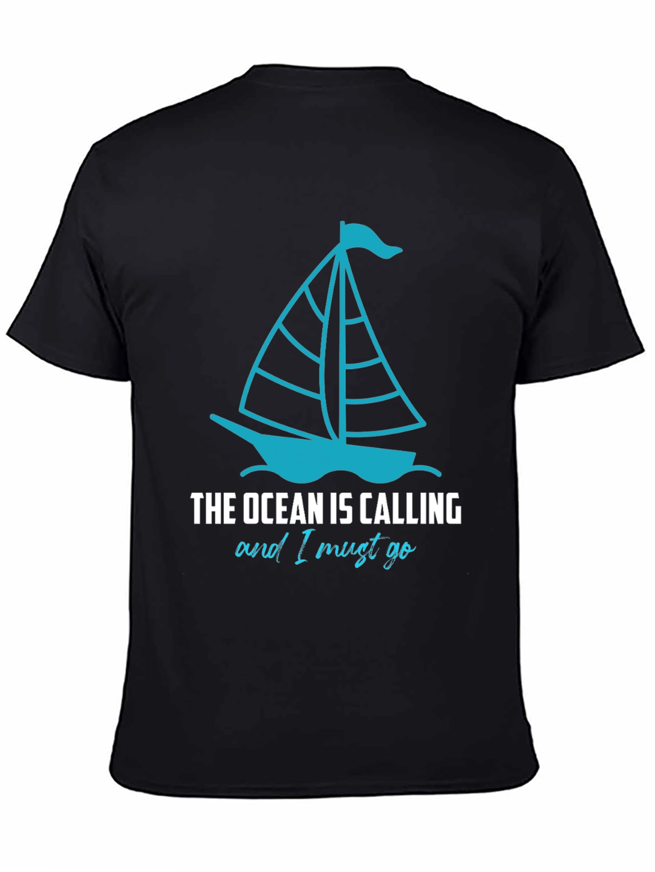 Ocean Calling Sailboat Graphic T-Shirt