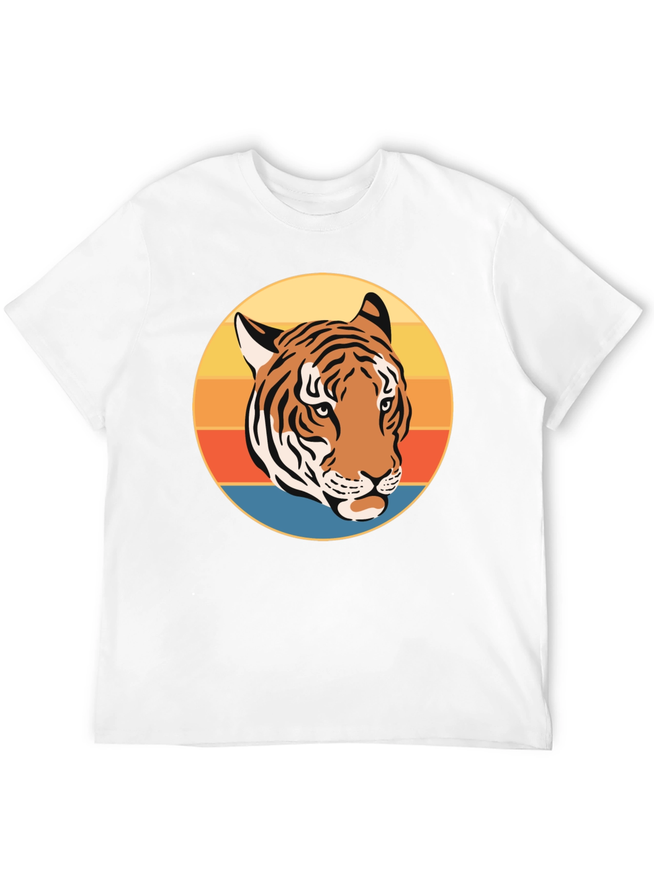 Retro Tiger Graphic T-Shirt