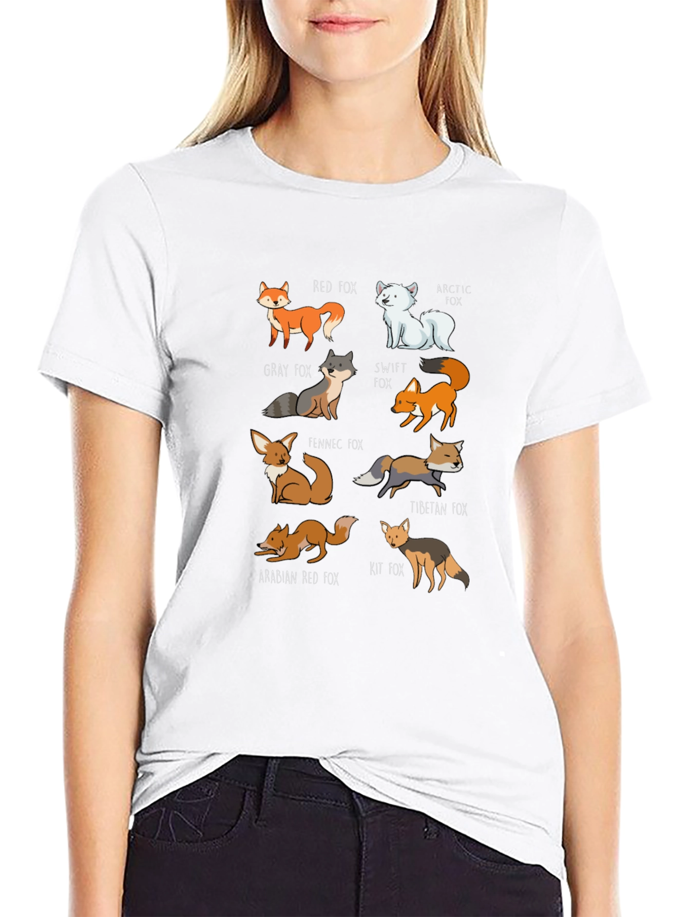 Fox Breeds Graphic Tee | Cool Animal Lover T-Shirt
