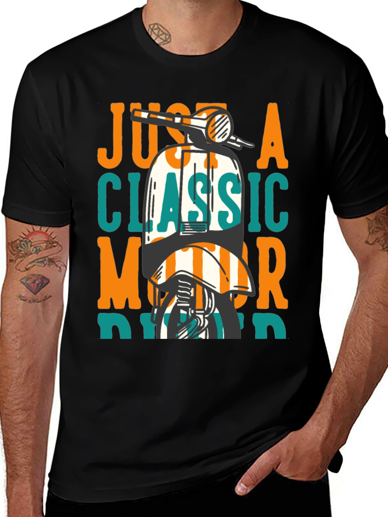 Classic Motorbike T-Shirt - Retro Design